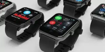 Collection of 2026 smartwatches with various active displays